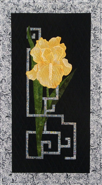 Good Fortune Iris Quilt GGA-303e - Downloadable Pattern