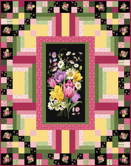 Bouquet for Nana Quilt Pattern GTD-107 - Paper Pattern