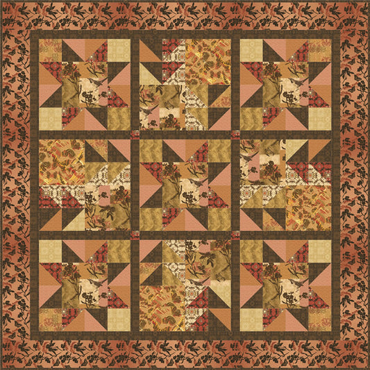 Sunset in the Sierras Quilt Set GTD-116e - Downloadable Pattern