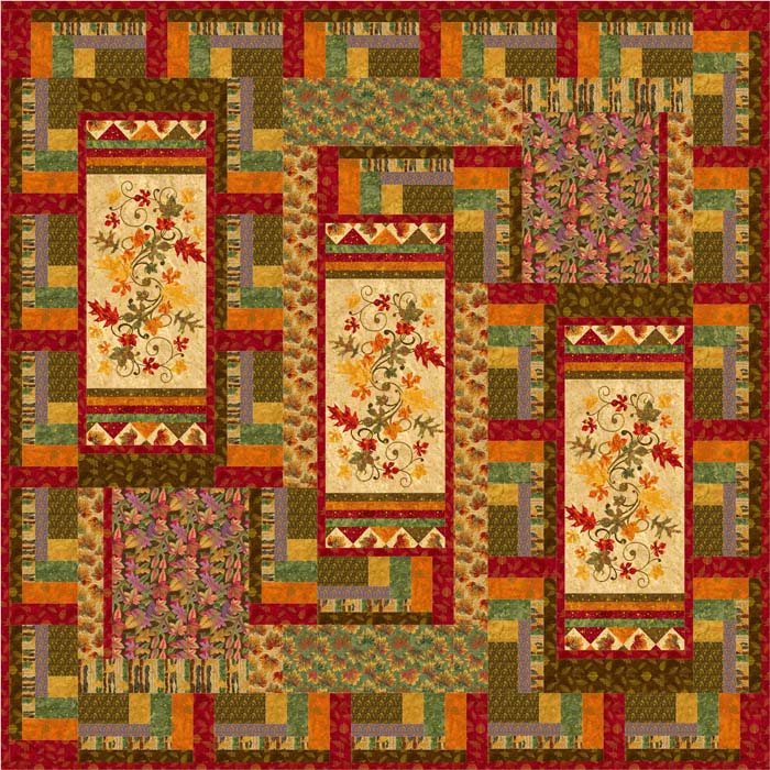 Tropical Twilight Quilt Pattern GTD-118 - Paper Pattern