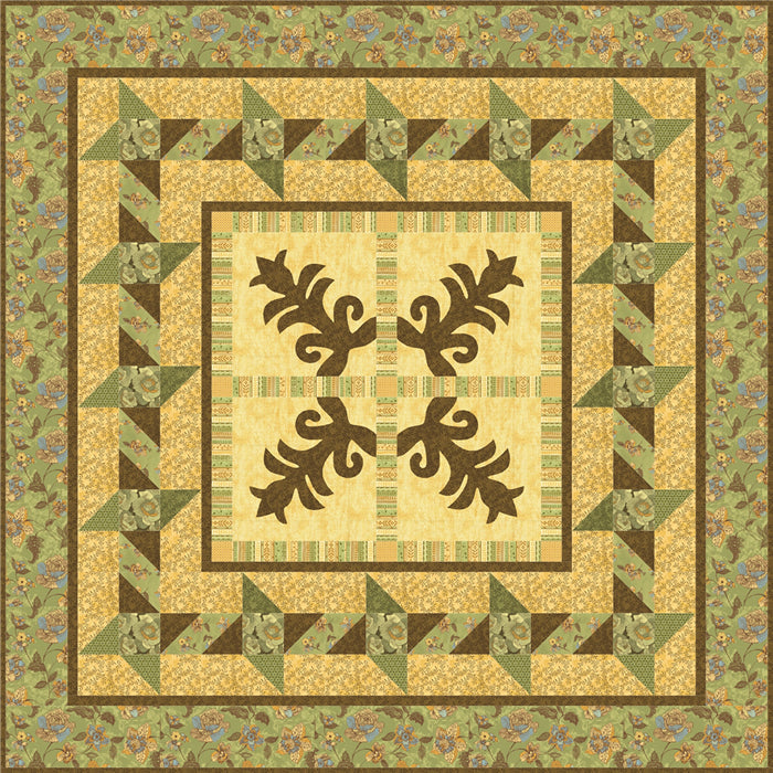 Le Jardin D'Amis Quilt Pattern GTD-122 - Paper Pattern