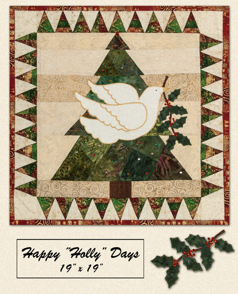 Happy Holly Days Pattern HBH-122 - Paper Pattern