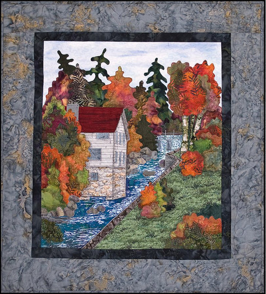 Autumn by the Old Mill Pattern HBH-201 - Paper Pattern