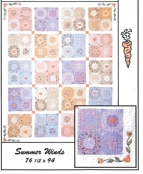 Summer Winds Quilt Pattern HBH-301 - Paper Pattern