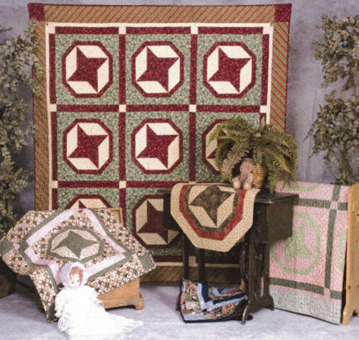 Alice's Star Quilt Pattern HCH-006 - Paper Pattern