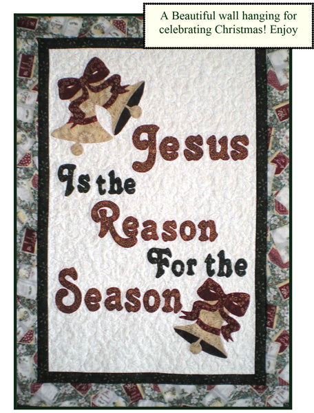 Jesus is the Reason Wall Hanging HCH-012e - Downloadable Pattern