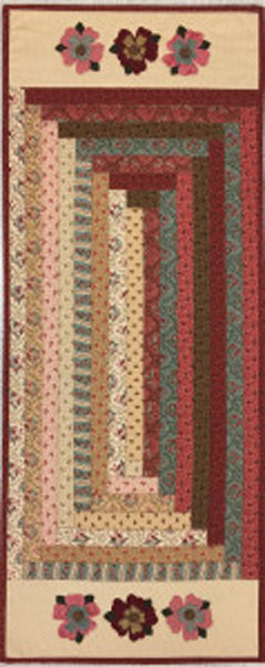 Abigail's Flowerbed Table Runner Pattern HCH-040 - Paper Pattern