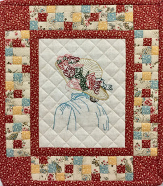 Girlie's Hat Wall Hanging Pattern HCH-052 - Paper Pattern