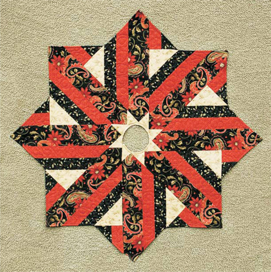 Holiday Dressing Tree Skirt Pattern HHQ-7348 - Paper Pattern