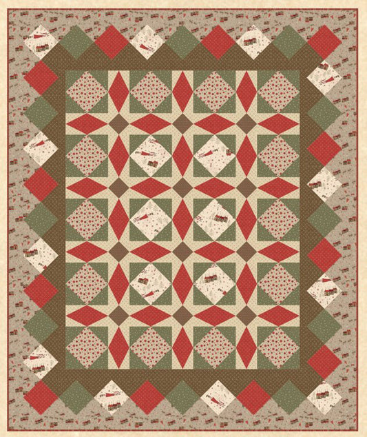 Gingerbread Lane Quilt HHQ-7350e - Downloadable Pattern