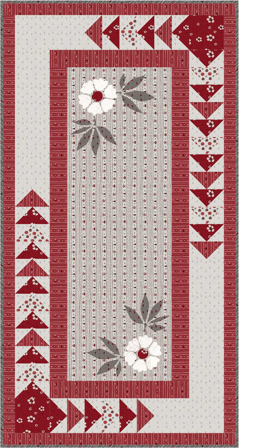 Garden Path Runner Pattern HHQ-7384 - Paper Pattern