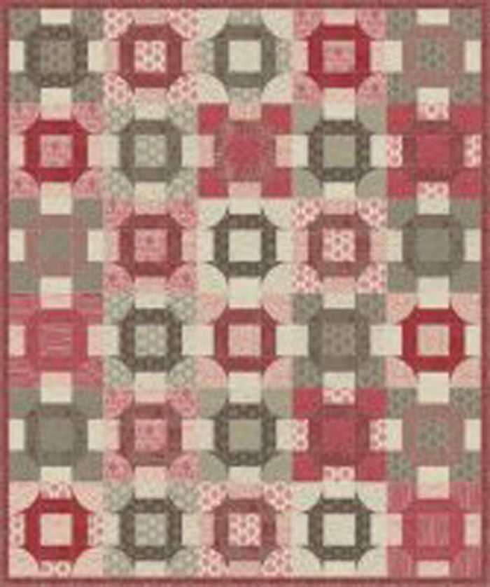 Round Churn Dash Quilt HHQ-7387e - Downloadable Pattern