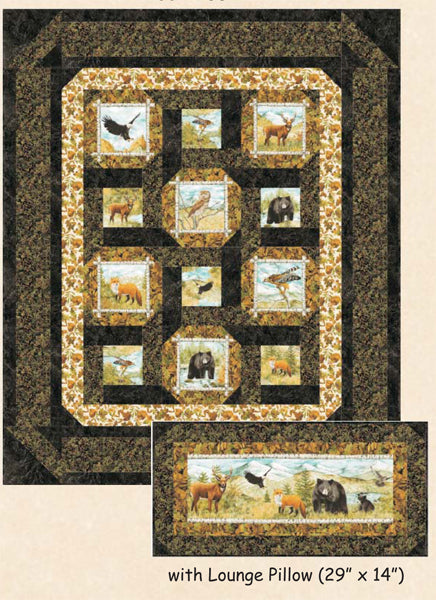 Mountain Springs Lap Quilt Pattern HHQ-7443 - Paper Pattern