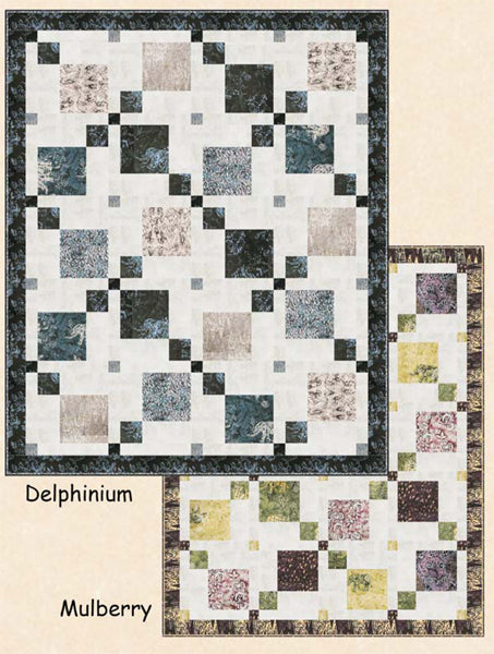 Batik Tiles Lap Quilt HHQ-7444e - Downloadable Pattern