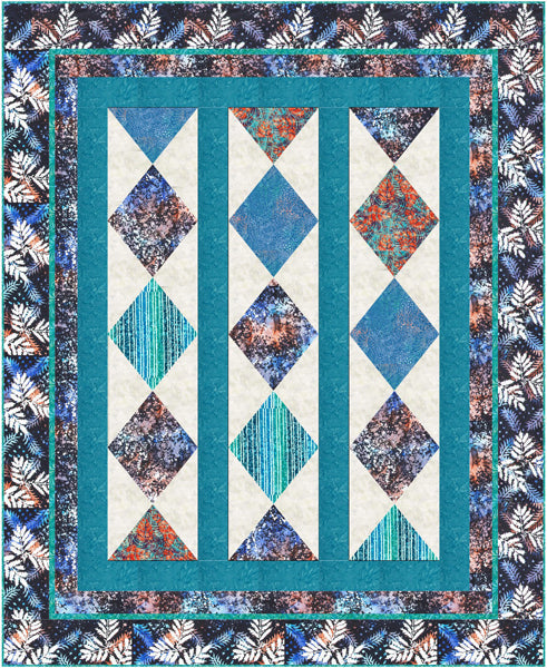 Dappled Diamonds Quilt Pattern HHQ-7471 - Paper Pattern