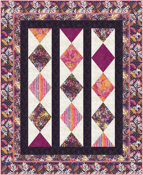 Dappled Diamonds Quilt Pattern HHQ-7471 - Paper Pattern