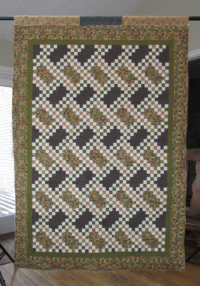 Brick Pathways Quilt Pattern HQ-224 - Paper Pattern