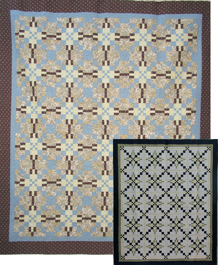 Shetland Cross Quilt Pattern HQ-228 - Paper Pattern