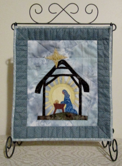 Radiant Beams Nativity Wall Hanging Pattern HQ-243 - Paper Pattern