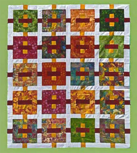 Weaving Jelly Rolls Quilt KB-67e - Downloadable Pattern