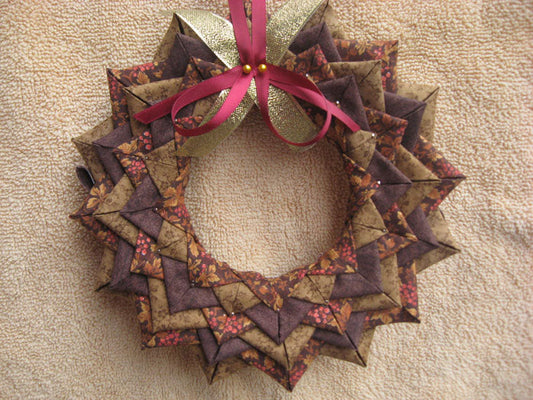 Starry Night Wreath Pattern KBK-101 - Paper Pattern