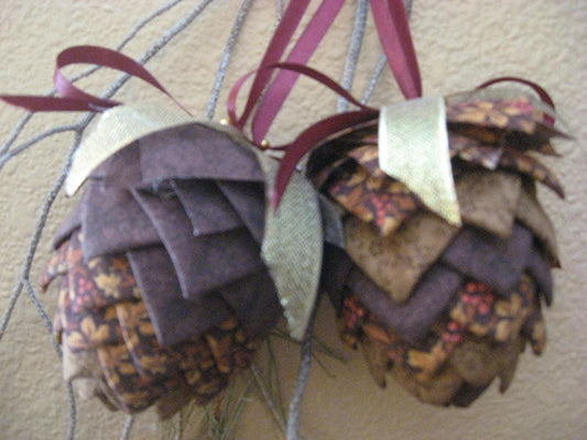 The Pinecone Ornament KBK-109e - Downloadable Pattern