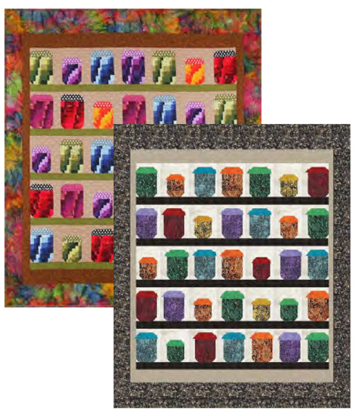 Jelly Jars Quilt KG-17e - Downloadable Pattern