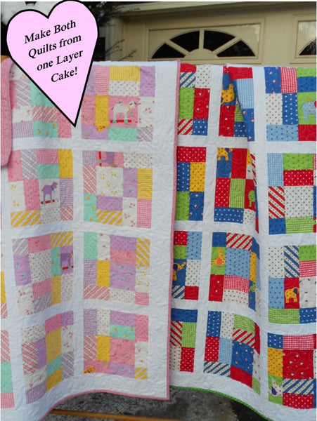 Sleep Tight Sweet and Bright Quilt LLD-017e - Downloadable Pattern