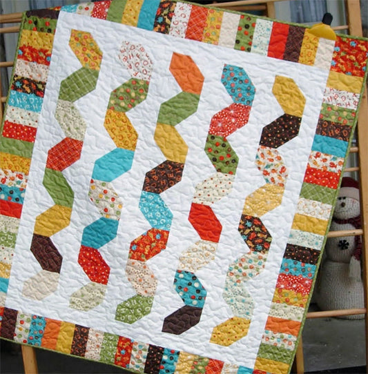 Snake Charmer Quilt Pattern LLD-020 - Paper Pattern