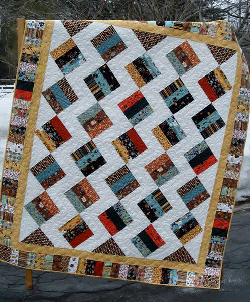 Jelly Brique Quilt LLD-029e - Downloadable Pattern