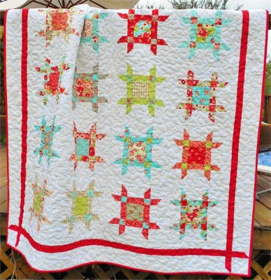 Ruby's Ribbon Box Quilt Pattern LLD-037 - Paper Pattern