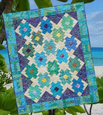 Blue Lagoon Quilt Pattern LLD-043 - Paper Pattern