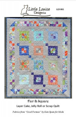 Fair & Square Quilt LLD-061e - Downloadable Pattern