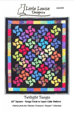 Twilight Tango Quilt Pattern LLD-072 - Paper Pattern