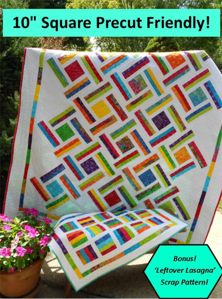 Double Strip Trip Quilt Pattern LLD-079 - Paper Pattern