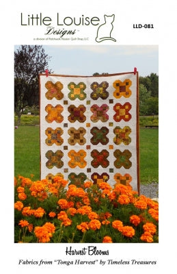 Harvest Blooms Quilt Pattern LLD-081 - Paper Pattern