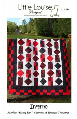 Inferno Quilt Pattern LLD-084 - Paper Pattern