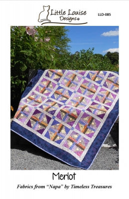 Merlot Quilt Pattern LLD-085 - Paper Pattern