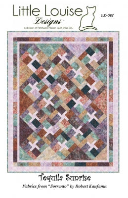 Tequila Sunrise Quilt LLD-087e - Downloadable Pattern