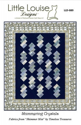 Shimmering Crystals Quilt Pattern LLD-089 - Paper Pattern