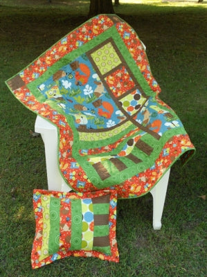 Forest Frolic Quilt LLD-094e - Downloadable Pattern