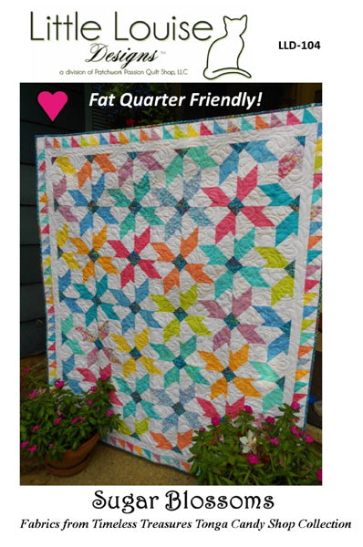 Sugar Blossoms Quilt LLD-104e - Downloadable Pattern