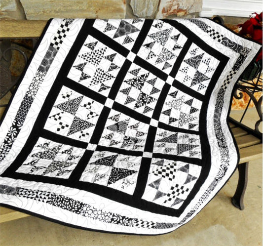 Black Tie Affair Quilt LLD-124e - Downloadable Pattern