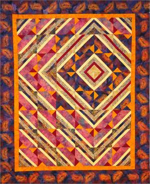 Into The Amazon Quilt LOB-128e - Downloadable Pattern