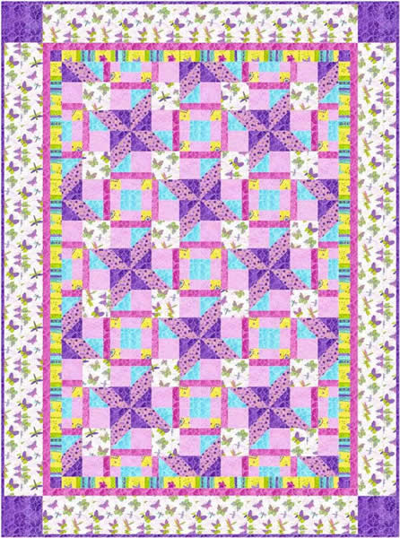 Sun Kissed Quilt LOB-129e - Downloadable Pattern