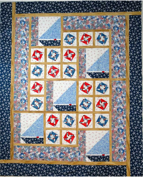 Annapolis Bound Quilt LOB-132e - Downloadable Pattern