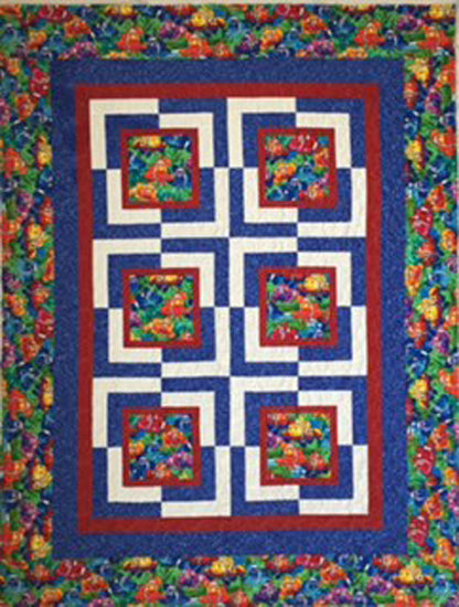 Checkered Past Quilt LOB-142e - Downloadable Pattern