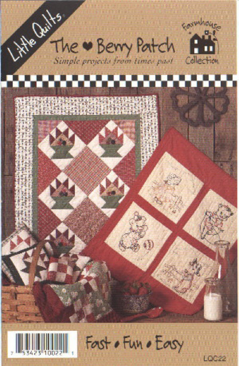 The Berry Patch Quilt Pattern LQC-22 - Paper Pattern