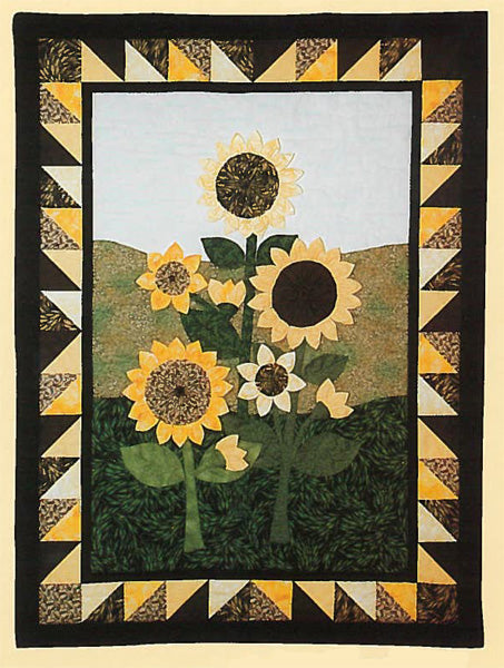 Sunflower Fields Quilt Pattern LSC-0701 - Paper Pattern