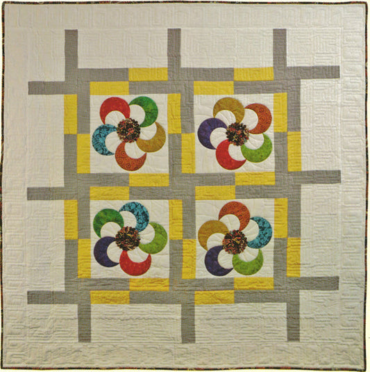 Pinwheel Spinner Quilt Pattern LSC-2102 - Paper Pattern